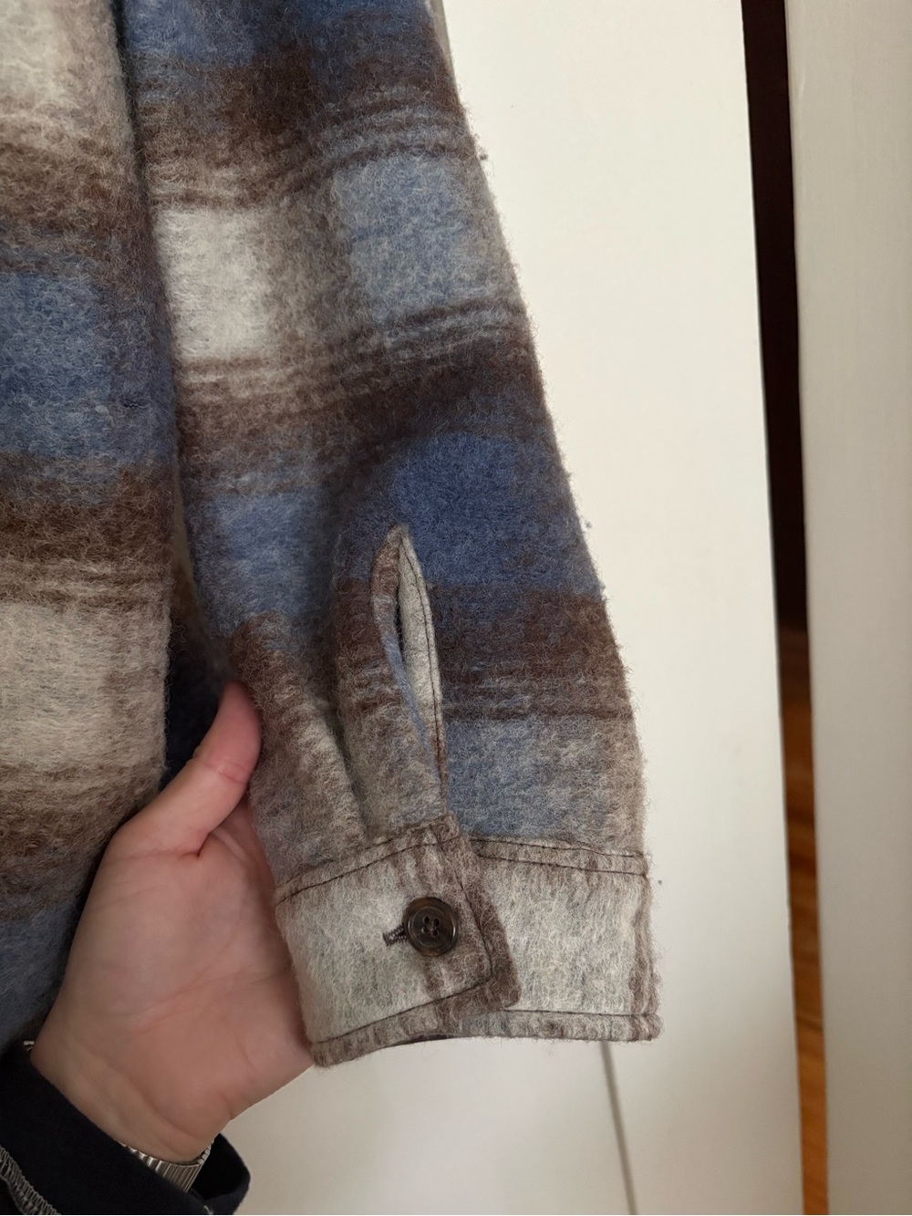 Stüssy Brushed Wool Plaid Zip Shirt - Picture 6 of 10